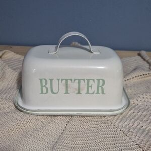 Enamel Ware Butter Dish
